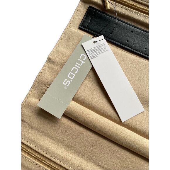 Chicos Travel Jewelry Roll Leopard Print New with tags - Picture 8 of 9